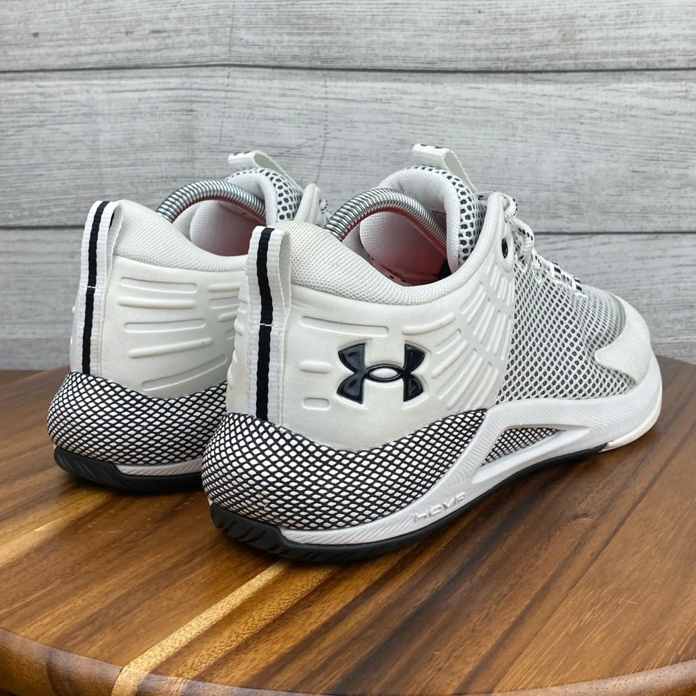 Under Armour HOVR Block City White Black Volleyball Court Shoe Women’s Size 11.5